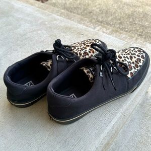 T.U.K. men’s cheetah print shoes